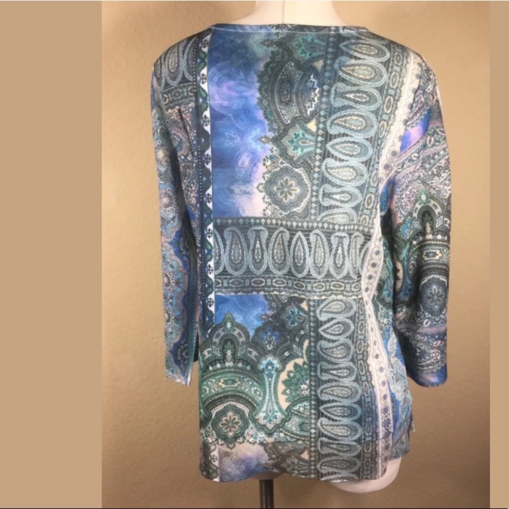 Chico’s Rhinestone Pullover Top - Picture 3 of 8